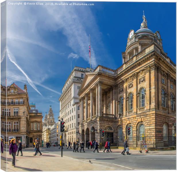 LIVERPOOL TOWN HALL Canvas Print by Kevin Elias