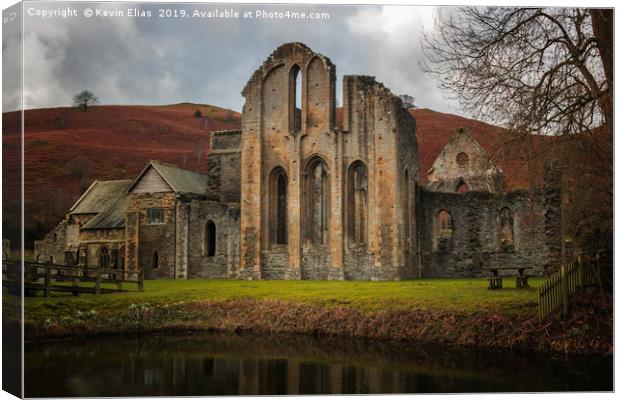 Valle Crucis Abbey Canvas Print by Kevin Elias