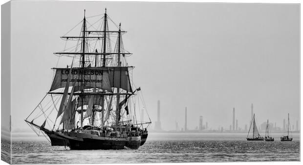 Tall ships  Canvas Print by Kevin Elias