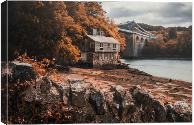 Autumn on Anglesey Canvas Print by Kevin Elias