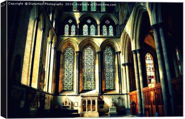 Cathedral Light Canvas Print by Distortion Photography