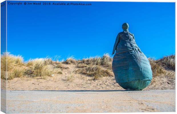 Beach Art Canvas Print by Jim Wood