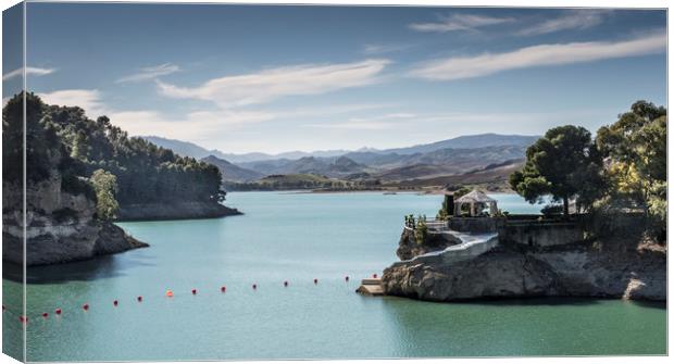 Andalusian Lakes Canvas Print by Keith Harris
