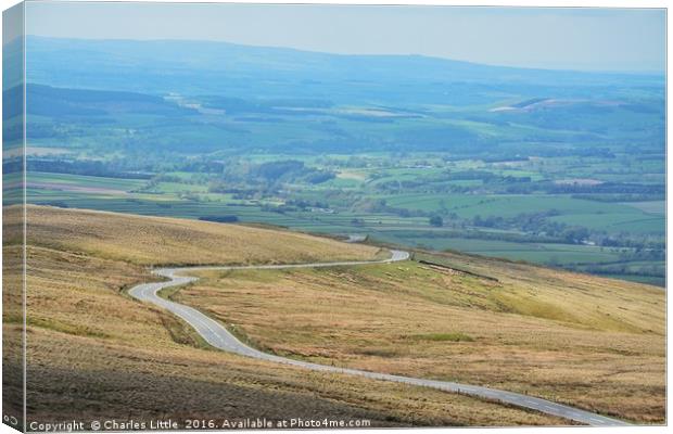The View From Hartside  Canvas Print by Charles Little
