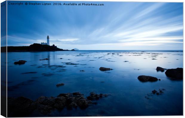 Blue Moods at Turnberry Canvas Print by Stephen Lipton