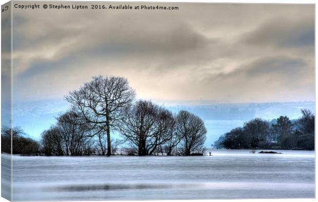 Winter at Loch Lomond Canvas Print by Stephen Lipton
