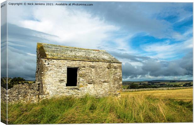 Old Sheep Barn Ravenstonedale County Cumbria Canvas Print by Nick Jenkins
