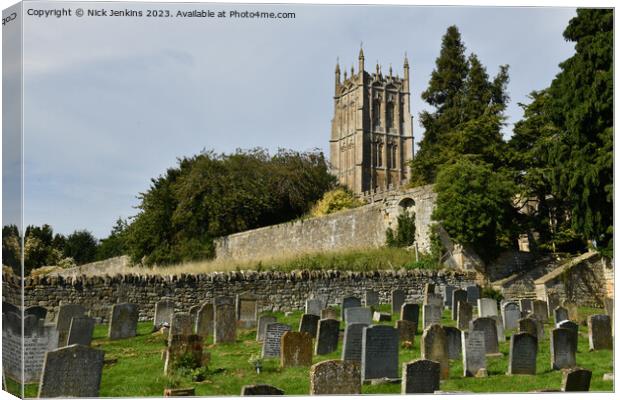 St James' Church Chipping Campden Cotswolds  Canvas Print by Nick Jenkins