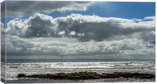 Sparkling Sea at Dunraven Bay Canvas Print by Nick Jenkins