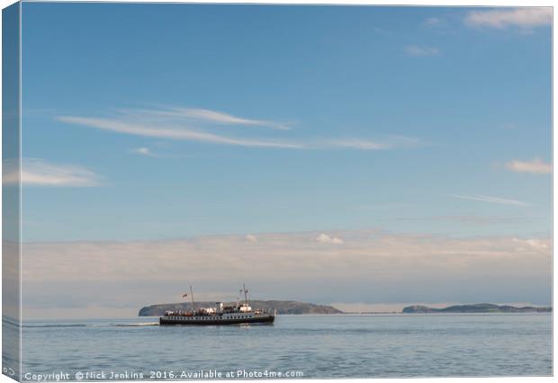 The Balmoral off Anglesey at Beaumaris Canvas Print by Nick Jenkins