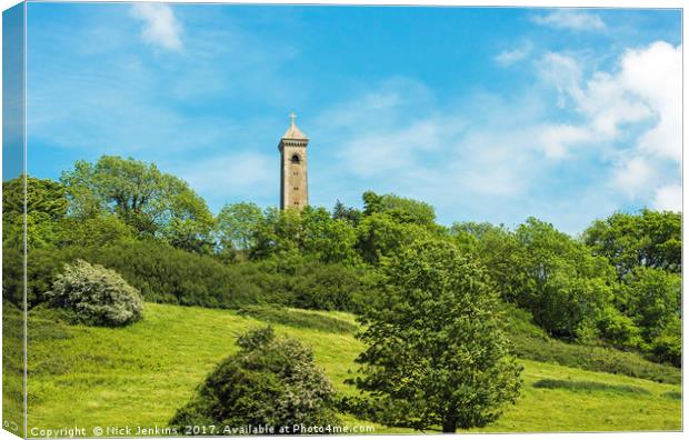 The Tyndale Monument North Nibley Gloucestershire Canvas Print by Nick Jenkins