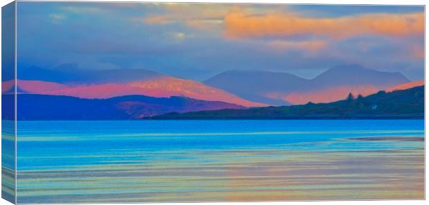 Isle of Skye Sunset Canvas Print by Eric Pearce AWPF