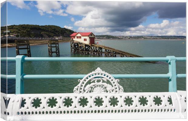 Old Mumbles Lifeboat Station Canvas Print by Heidi Stewart