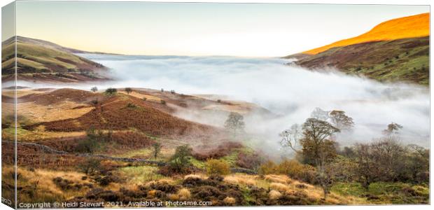 Brecon Beacons National Park, South Wales Canvas Print by Heidi Stewart