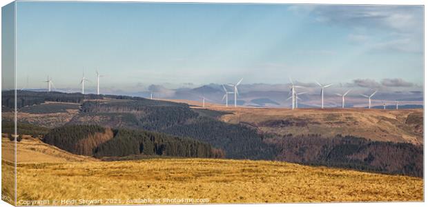 Wind Power  Canvas Print by Heidi Stewart