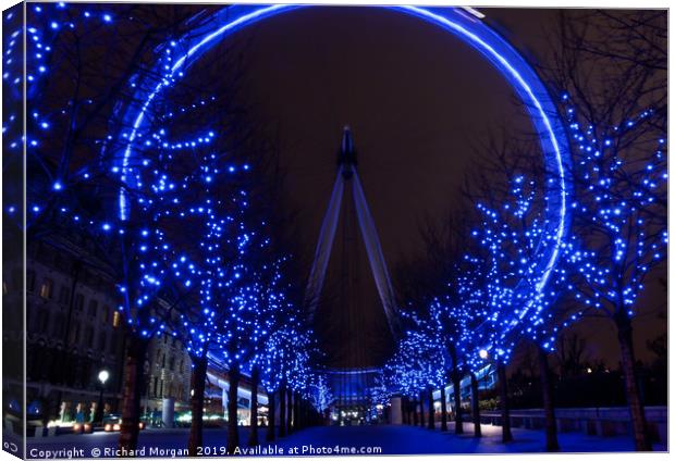 London Eye Canvas Print by Richard Morgan