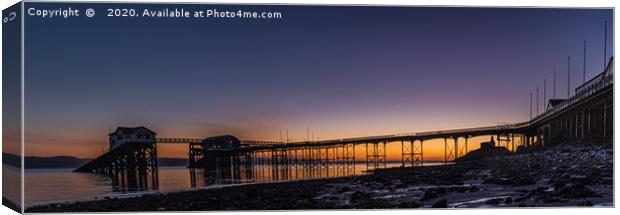 Mumbles Pier, Swansea. Canvas Print by Richard Morgan