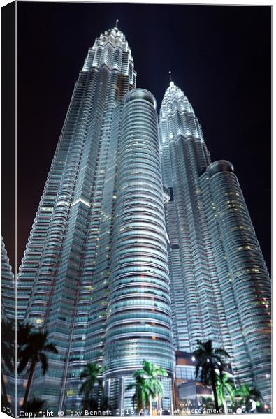 The Petronas Towers Canvas Print by Toby Bennett