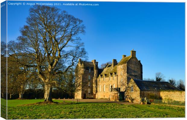 Kellie Castle, East Neuk of Fife Canvas Print by Angus McComiskey