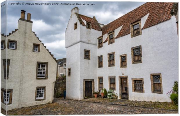 The Study in historic village of Culross in Fife Canvas Print by Angus McComiskey