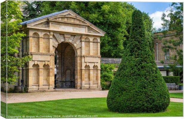 Danby Gateway Oxford Botanic Garden Canvas Print by Angus McComiskey