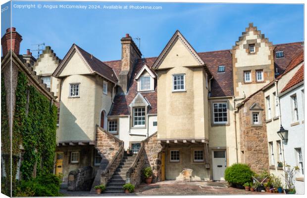 White Horse Close, Canongate, Edinburgh Canvas Print by Angus McComiskey