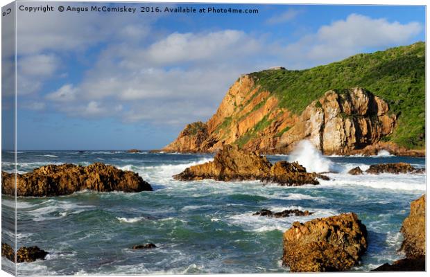 The Heads at Knysna Canvas Print by Angus McComiskey