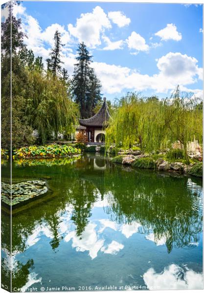 Beautiful Chinese Garden at the Huntington Library Canvas Print by Jamie Pham