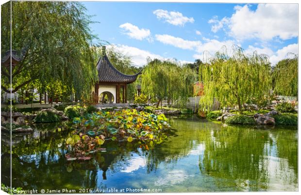 Beautiful Chinese Garden at the Huntington Library Canvas Print by Jamie Pham