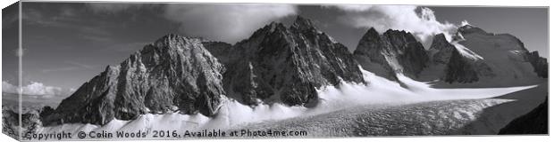 Barre des Ecrins Panorama Canvas Print by Colin Woods
