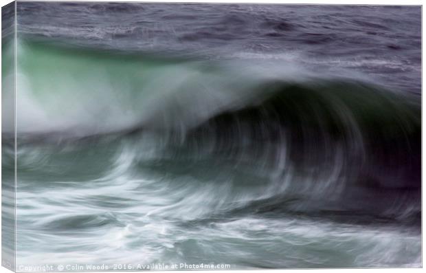 Breaking Wave Canvas Print by Colin Woods