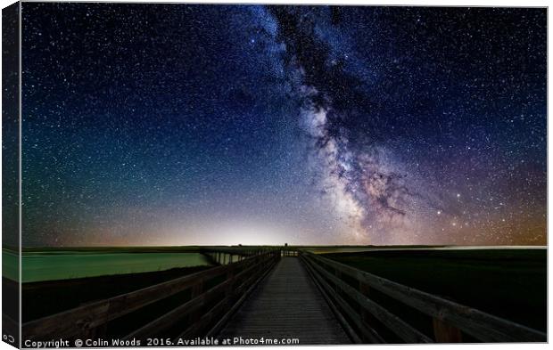 Pathway to the Stars Canvas Print by Colin Woods