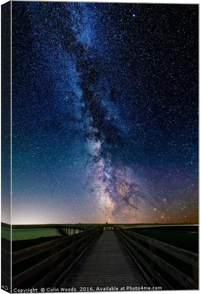 Path to the Stars Canvas Print by Colin Woods
