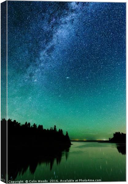 Starry reflections Canvas Print by Colin Woods