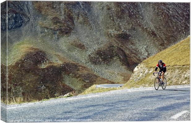 On the Col du Galibier Canvas Print by Colin Woods
