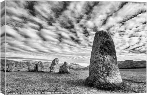 Castlerigg Stone Circle Canvas Print by Colin Woods