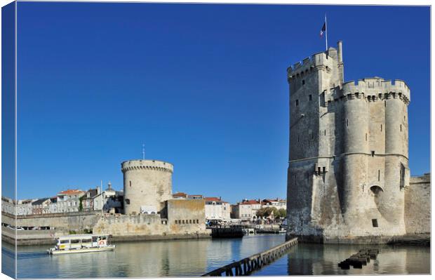 Vieux-Port, Old Harbour at La Rochelle, France Canvas Print by Arterra 