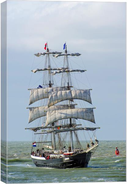 Two-Master Tall Ship Mercedes Canvas Print by Arterra 