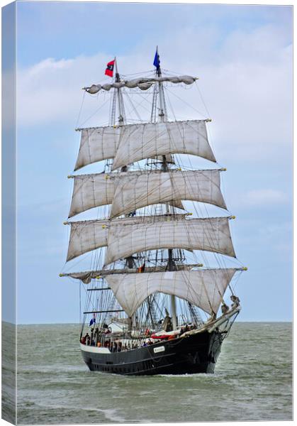 Two-Master Sailing Ship Mercedes Canvas Print by Arterra 