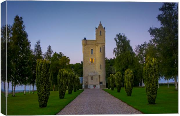 Ulster Tower, Thiepval Canvas Print by Arterra 
