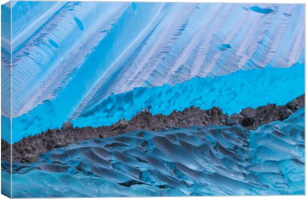 Glacier Ice Canvas Print by Arterra 