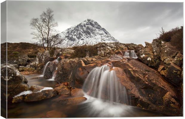 Glencoe in Winter Canvas Print by Arterra 