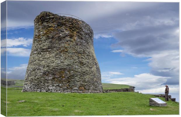 Broch of Mousa, Shetland Canvas Print by Arterra 