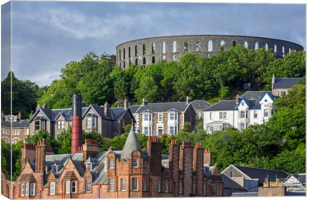 McCaig's Tower on Battery Hill at Oban Canvas Print by Arterra 