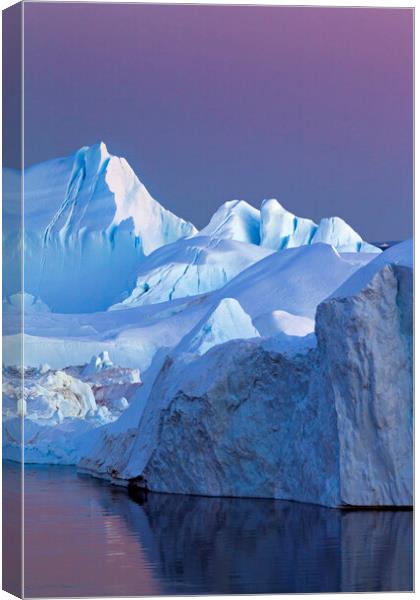 Disko-Bay, Greenland Canvas Print by Arterra 