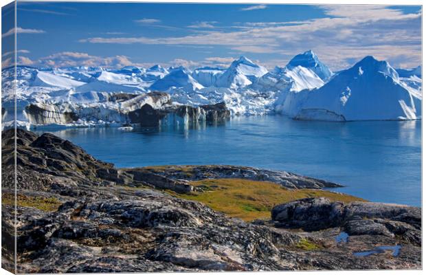 Kangia Icefjord, Greenland Canvas Print by Arterra 