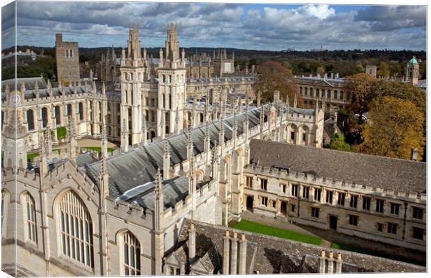 All Souls College in Oxford Canvas Print by Arterra 