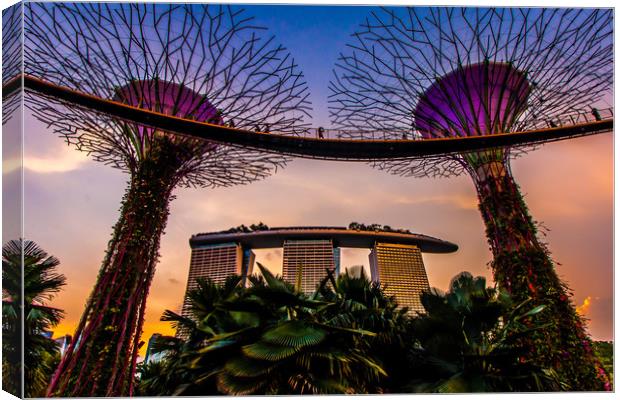 Marina Bay Sands, Singapore  Canvas Print by Jordan Sapey