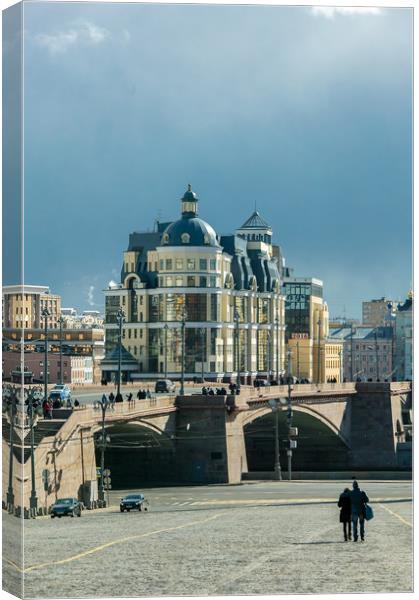 Great Stone Bridge Canvas Print by Valerii Soloviov