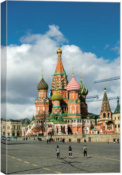 St. Basil's Cathedral Canvas Print by Valerii Soloviov
